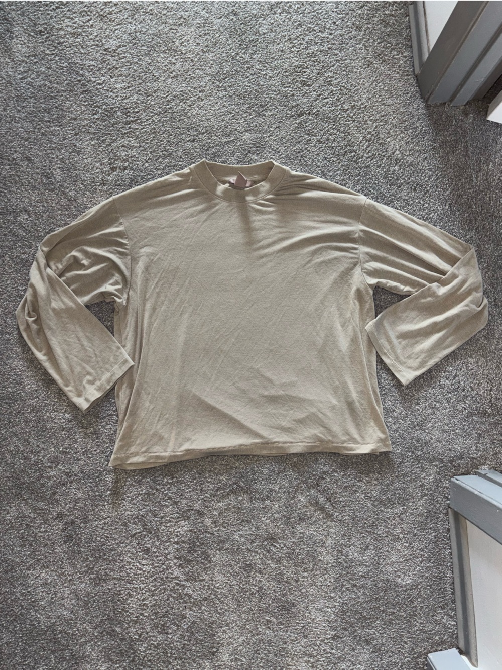 Size S- H&M Light Taupe Women's Long Sleeve Top